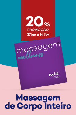 Vale de Massagem de corpo inteiro - com 20% de desconto direto - de 27 janeiro a 14 fevereiro